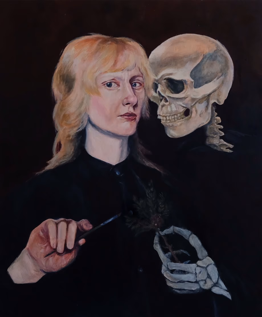 Self-portrait with Death